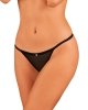 Celia Noir crotchless thong   XS/S